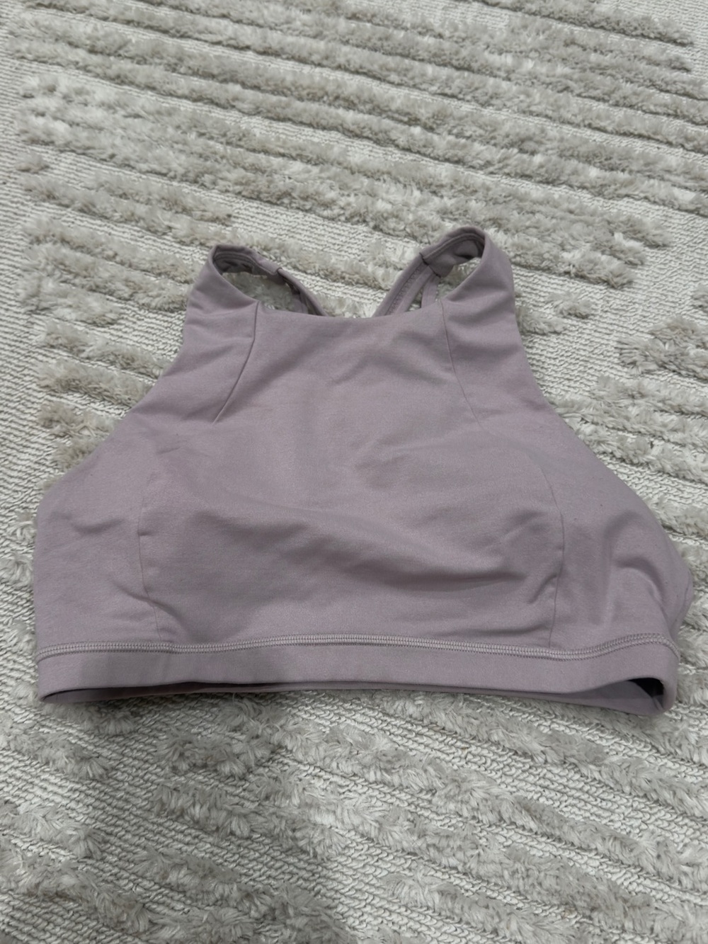 Lululemon High-Neck Women's Crop Bralette in Dusty Lavender